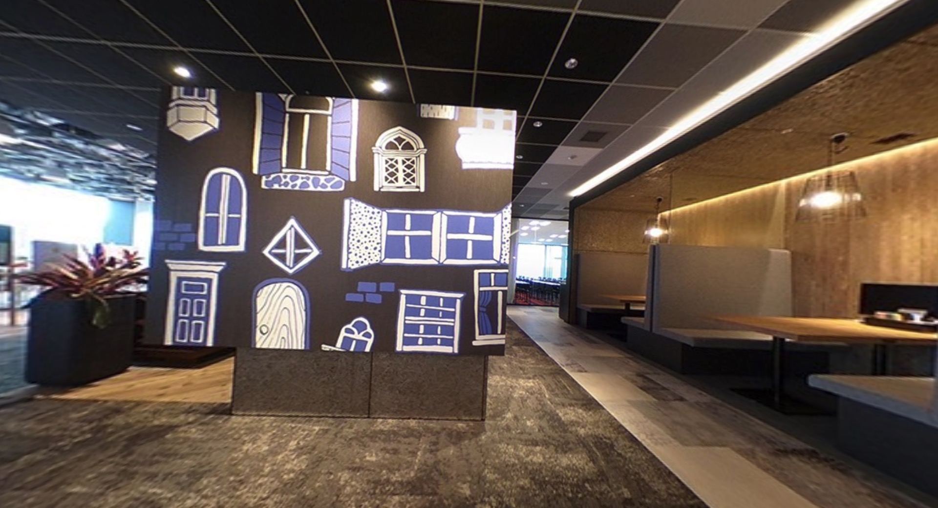 ワークスタイリング六本木ミッドタウンのオフィス内部の画像「オープンスペース」