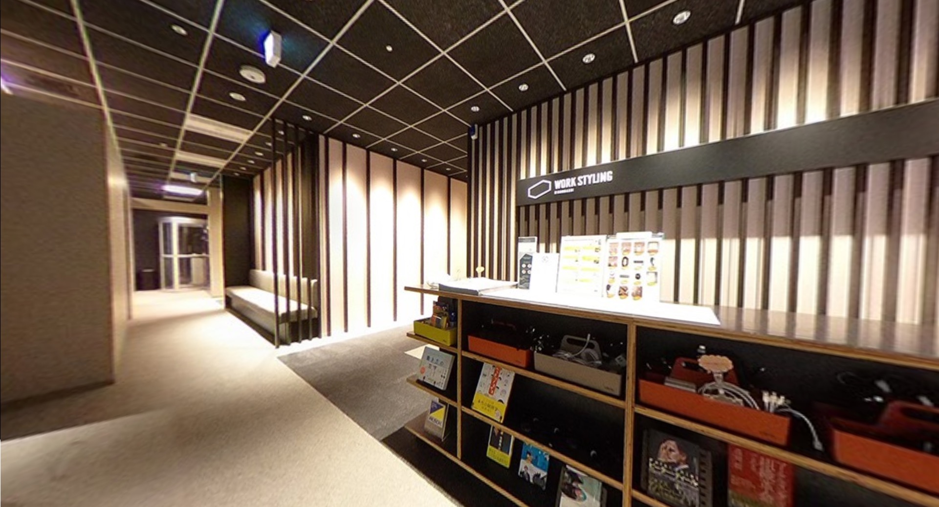 ワークスタイリング日本橋のオフィス内部の画像「フロント」