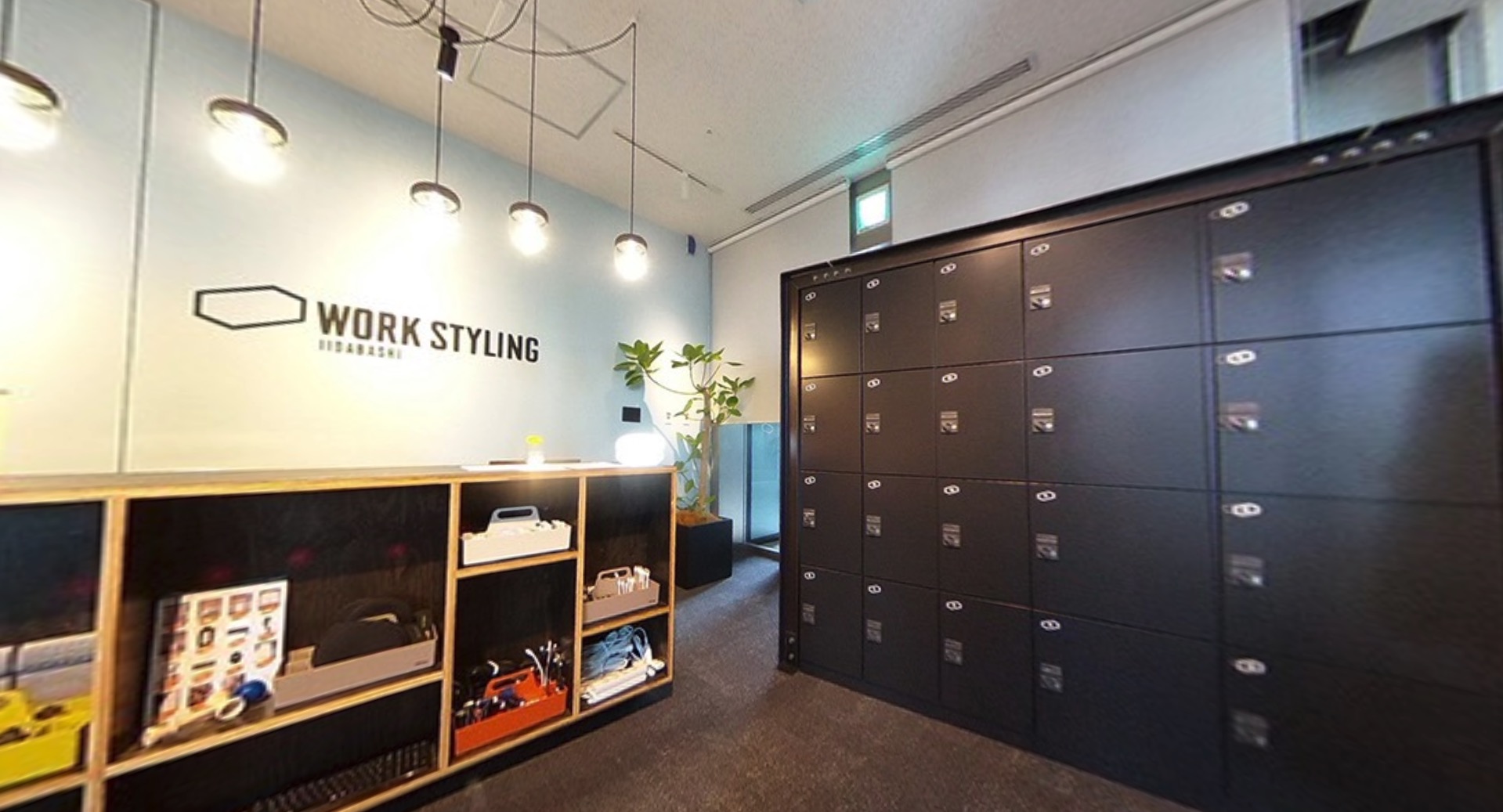ワークスタイリング飯田橋のオフィス内部の画像「ロッカー」