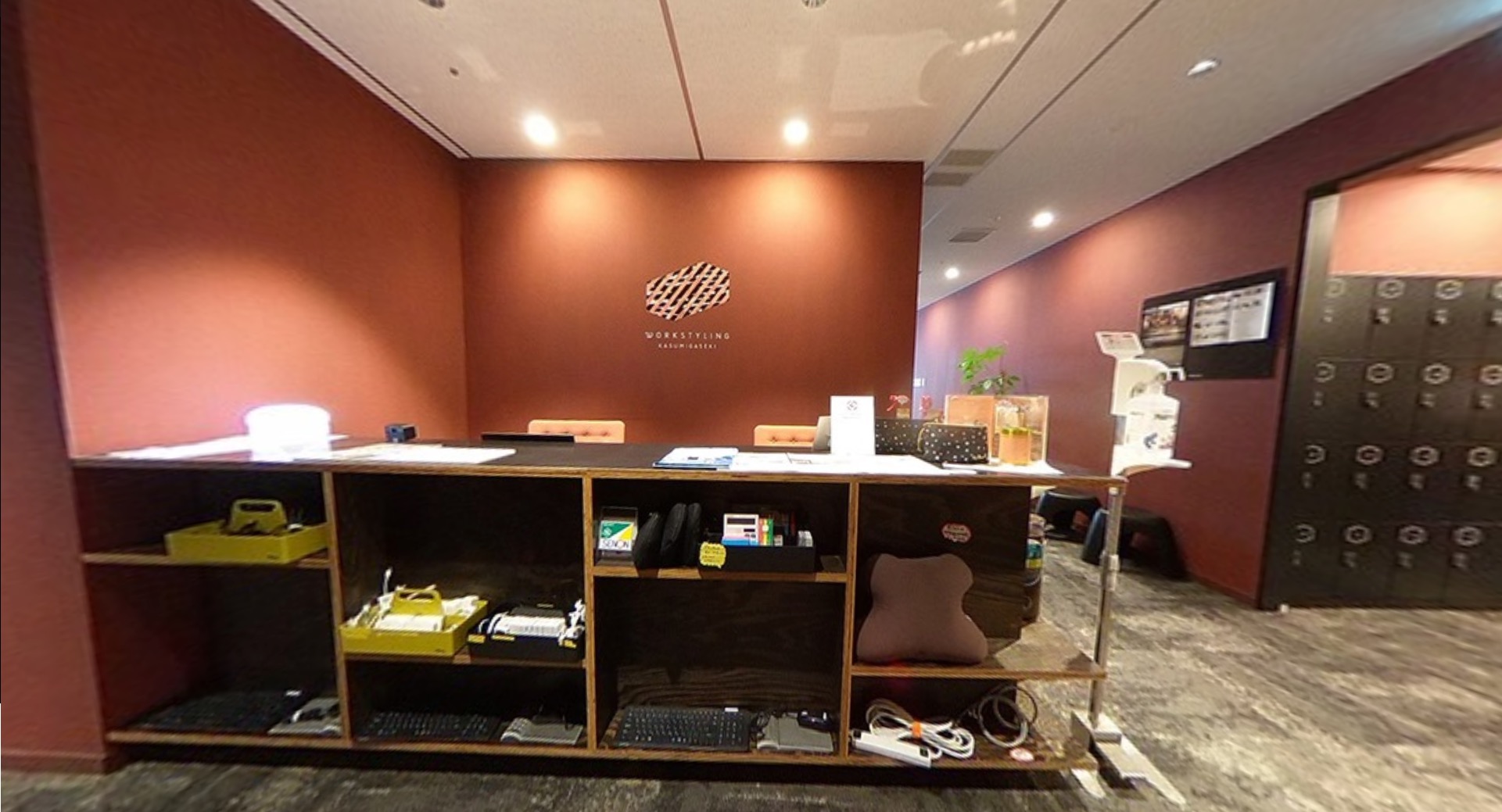 ワークスタイリング霞が関のオフィス内部の画像「フロント」